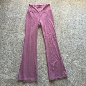 Lululemon groove super-high-rise flare pant size 8 color velvet dust